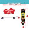 Kryptonics 36 Longboard Complete Skateboard - Fun and Colorful Design for Kids! for Cruising and Tricks, Ideal for All view 3