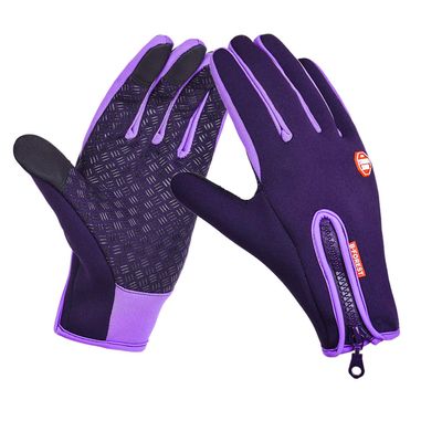 Touchsceen Fleece Insulated Gloves, Women Men Cold Weather Thermal Windproof Snowproof Warm Gloves Winter Sports Ski Snowboard Riding Motocycling Bike Mittens Anti-slip Hiking Climbing Driving Gloves