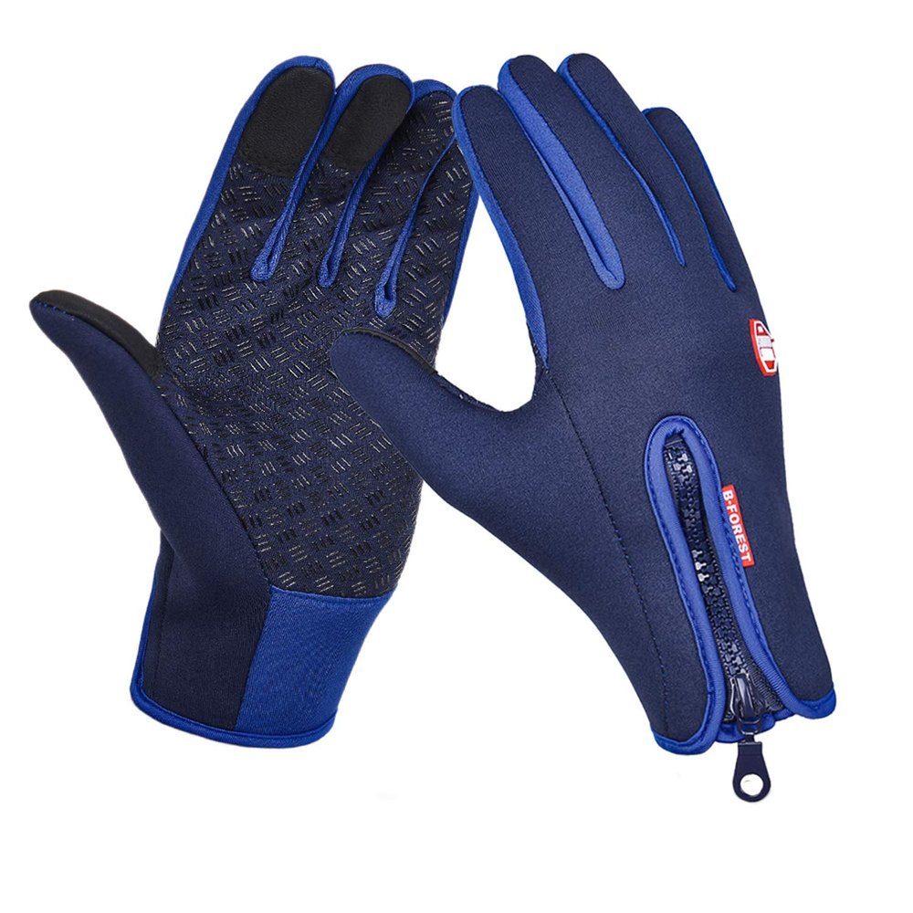 Touchsceen Fleece Insulated Gloves, Women Men Cold Weather Thermal Windproof Snowproof Warm Gloves Winter Sports Ski Snowboard Riding Motocycling Bike Mittens Anti-slip Hiking Climbing Driving Gloves