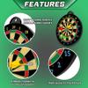Dart Board - 12pcs Magnetic Darts - Excellent Indoor Game and Party Games - Gifts for 5 6 7 8 9 10 11 12 Year Old Boy Kids view 2