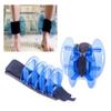 Aqualogix High Resistance Hybrid Aquatic Exercise Fin Set - Blue | Aquatic Cuffs | Quick Start Guide | Leg Water Weights | Strength & Swim Training | Exercise Equipment for Pools | Pair (HRPCFIN) view 1