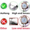 AoHeng Polarized Clip On Sunglasses,Transparent Flip,Unisex,1.00mm Thickened Lenses view 3