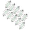 10PCS Fishing Bait Trap, Feeder Lure Feeder Cage Stainless Steel Spring Cage Holder Tackle Accessory with Pendant Bead(S 17g) Fishing Tools and Accessories view 3