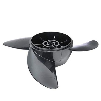 Alomejor Marine Propeller, 3 Blades Lightweight Thick Plastic Boat Propeller for Fishing Boats Recreational boaters and Marine Enthusiasts