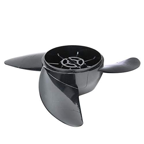 Alomejor Marine Propeller, 3 Blades Lightweight Thick Plastic Boat Propeller for Fishing Boats Recreational boaters and Marine Enthusiasts