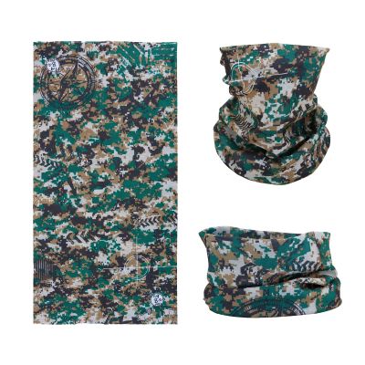 SMEHCF Novelty Seamless Bandana Balaclava Face Cover Mask Shield Neck Gaiter Reusable Breathable Dustproof Windproof Unisex Digital Forest Camo Camouflage