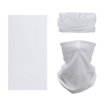 SMEHCF Novelty Seamless Bandana Balaclava Face Cover Mask Shield Neck Gaiter Reusable Breathable Dustproof Windproof Unisex Pure White