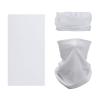 SMEHCF Novelty Seamless Bandana Balaclava Face Cover Mask Shield Neck Gaiter Reusable Breathable Dustproof Windproof Unisex Pure White view 1
