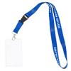 Desert Cactus Presbyterian College Lanyard Blue Hose Car Keys College ID Badge Holder Keychain Detachable Breakaway Snap Buckle (w/Pouch Blue) view 1
