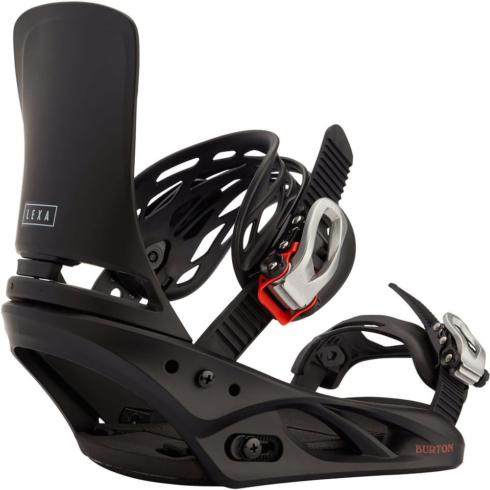 Burton Lexa Womens Snowboard Bindings Sz L (8+) Black