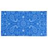 SMEHCF Novelty Seamless Bandana Balaclava Face Cover Mask Shield Neck Gaiter Reusable Breathable Dustproof Windproof Unisex Blue Konjac Flower view 4