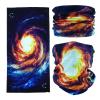 SMEHCF Novelty Seamless Bandana Balaclava Face Cover Mask Shield Neck Gaiter Reusable Breathable Dustproof Windproof Unisex Galaxy Star Milkway Universe Outer Space Supernova White Dwarf Yellow view 1