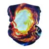 SMEHCF Novelty Seamless Bandana Balaclava Face Cover Mask Shield Neck Gaiter Reusable Breathable Dustproof Windproof Unisex Galaxy Star Milkway Universe Outer Space Supernova White Dwarf Yellow view 4