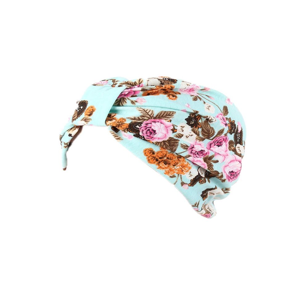 HZUX Fashion Women Turban Cap Muslim Hijab Wrap Head Scarf Headwear Head Scaves Chemo Cancer Caps Green