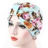 HZUX Fashion Women Turban Cap Muslim Hijab Wrap Head Scarf Headwear Head Scaves Chemo Cancer Caps Green view 2