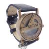 Brass Sundial Compass with Leather Strap - Best Gift for Men Women view 1