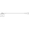 TURCK RKFV-CC Dust Cap, 7/8-16UN Female, 316 Stainless Steel, w/6 Inch SS Lanyard, U0890-11 view 1