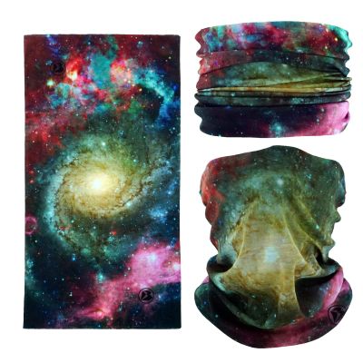 SMEHCF Novelty Seamless Bandana Balaclava Face Cover Mask Shield Neck Gaiter Reusable Breathable Dustproof Windproof Unisex Galaxy Star Milkway Universe Outer Space Supernova White Dwarf Dazzling