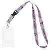 Desert Cactus University of Wisconsin La Crosse UWLAX Eagles Car Keys College ID Badge Holder Lanyard Keychain Detachable Breakaway Snap Buckle (w/Pouch Gray) view 1