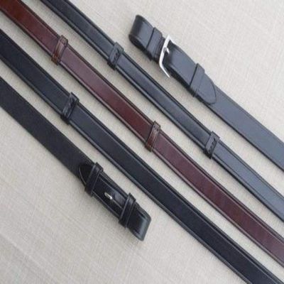 Red Barn 3/4 in Width Black Dressage Reins