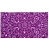 SMEHCF Novelty Seamless Bandana Balaclava Face Cover Mask Shield Neck Gaiter Reusable Breathable Dustproof Windproof Unisex Purple Konjac Flower view 4