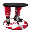 Team Tables Canada Hockey Table (Black Table Top) with Canada Puck Mat view 2
