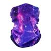 SMEHCF Novelty Seamless Bandana Balaclava Face Cover Mask Shield Neck Gaiter Reusable Breathable Dustproof Windproof Unisex Nebula Galaxy Star Milkway Universe Outer Space Supernova Purple view 4