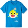 Pinkfong Baby Boys Shark Short Sleeve T-Shirt, Turquoise, 4T US view 1
