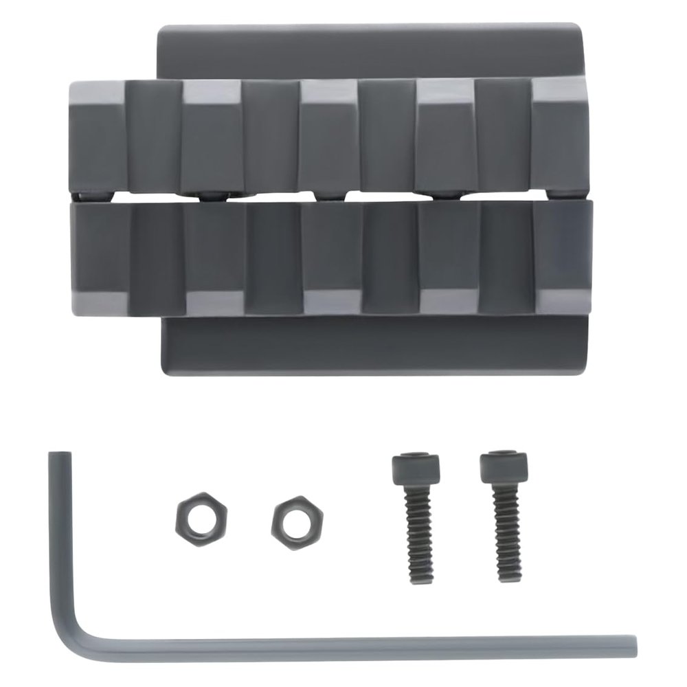 GOTICAL 4 Slots Picatinny Rail Adapter Lightweight Durable Black Matte (Mount Only)