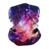 SMEHCF Novelty Seamless Bandana Balaclava Face Cover Mask Shield Neck Gaiter Reusable Breathable Dustproof Windproof Unisex Nebula Galaxy Star Milkway Universe Deep Outer Space Supernova view 4