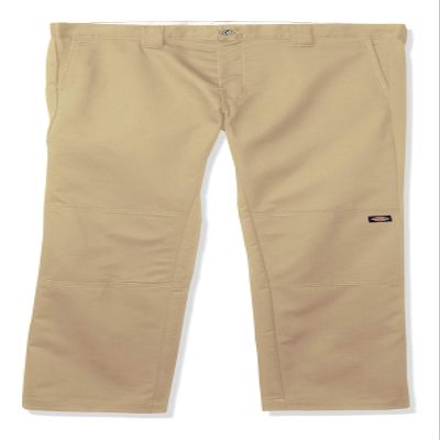 Dickies Boys Skinny Straight Double Knee Pant - Stretch School Uniform Trousers with Reinforced Knees & Adjustable Waist, Desert Sand, 4