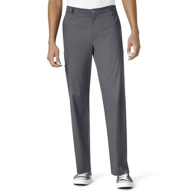 WonderWink Men's PRO Cargo Pant, Pewter, 3X S