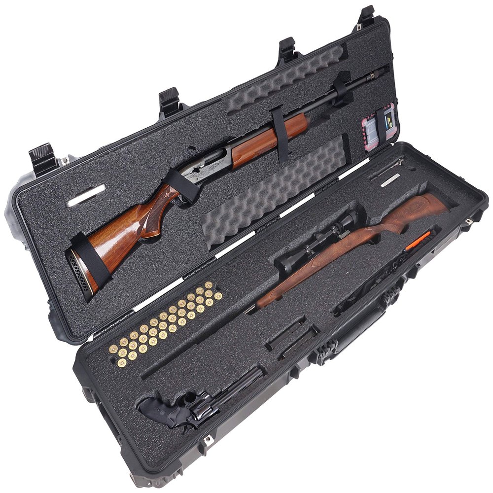 Case Club Pre-Cut Waterproof Outdoorsman Case with Included Silica Gel to Help Prevent Rust & Small Waterproof Box