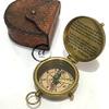 AV Maritime Brass Compass with Leather Case - Gifts for Father/Mother/Men/Women view 1