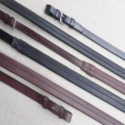 KL Select 5/8" Rubber REINS Brown PIN