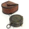 AV Brass Compass with Leather CASE/Box - Titanic Story Printed view 3