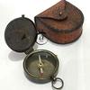 AV Brass Compass with Leather CASE/Box - Titanic Story Printed view 4