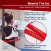 CRS Cross Ice Skate Guards, Soakers and Towel Gift Set. Essential Ice Skating Hard Guard and Soft Skate Blade Cover Accessories for Figure Skating or Hockey (Russian Split Red, Medium) view 4