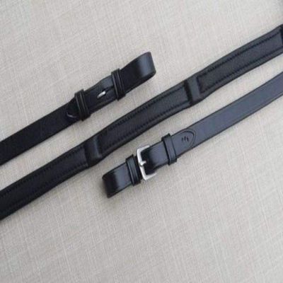 KL Select XL 5/8" Calf Lined REINS Black Buckle