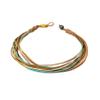 Rumi Sumaq Boho Anklet for Women Summer Ankle Bracelet Surfer Beach Waterproof Macrame Unisex Woven Waterproof Waxed Cord Handmade Foot Jewelry for Beach Wedding view 1