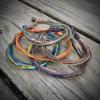 Rumi Sumaq Boho Anklet for Women Summer Ankle Bracelet Surfer Beach Waterproof Macrame Unisex Woven Waterproof Waxed Cord Handmade Foot Jewelry for Beach Wedding view 4