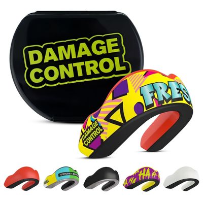 DAMAGE CONTROL Extreme Impact Mouth Guard  Sports Mouthguard for Boxing, MMA, BJJ, Hockey, Rugby, Lacrosse, & More  Mouthpiece for Teeth & Jaw Protection, for Youth & Adults (Adult, Fresh)