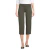 Lands' End Women's Starfish Mid Rise Pull-On Crop Pants 2X Forest Moss view 1