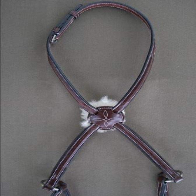 KL SELECT Equinox FIG 8 Noseband Brown FWS Over Size