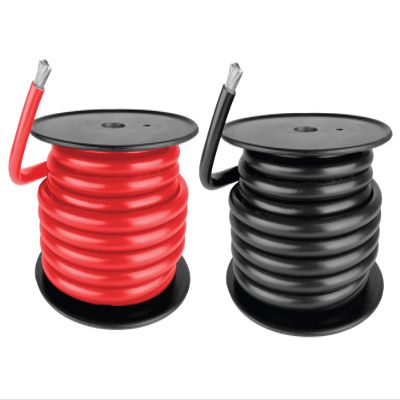 2 Gauge Primary Boat Cable - 30 ft Marine Grade Wire Tinned Oxygen-Free Copper - 2 AWG UL 1426 Standard PVC Wire for Boat, Automotive, Speakers, Camper & Trailers