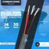 14 Gauge 3 Conductor Triplex Marine Grade Wire - 30 ft Tinned Copper Oxygen-Free Insulated - PVC, Boat, Automotive, Speakers, Camper & Trailers view 2