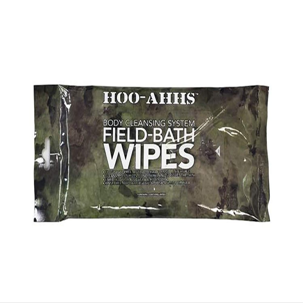 HOO AHHS UNSCENTED FIELD TOWELS-SOLDIERS FIRST CHOICE WHILE IN THE FIELD ENVIRONMENT