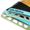 AQUBONA Large (MF) Fin Sets Bamboo Fiberglass Performance Surfboard Fins - Single Tab or Twin Tab Surfboards-with Fin Bag Key Screw view 4