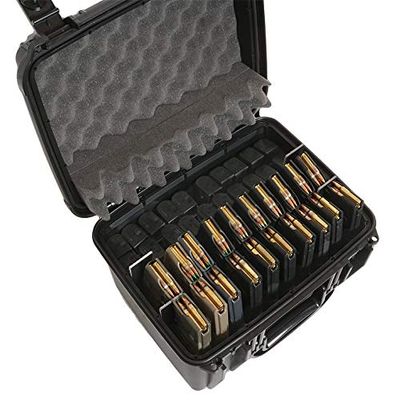 Case Club 20 AR-15 (5.56/.223) Magazines & 20 Pistol Magazines Waterproof Storage Case