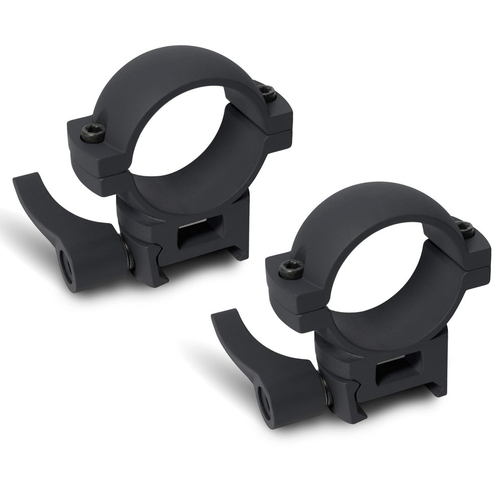 Monstrum Q Series Picatinny/Weaver Scope Rings with Quick Detach Lever | 30 mm Diameter | High Profile